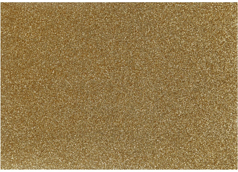 Creativ company opstrijkfolie glitter goud, a5