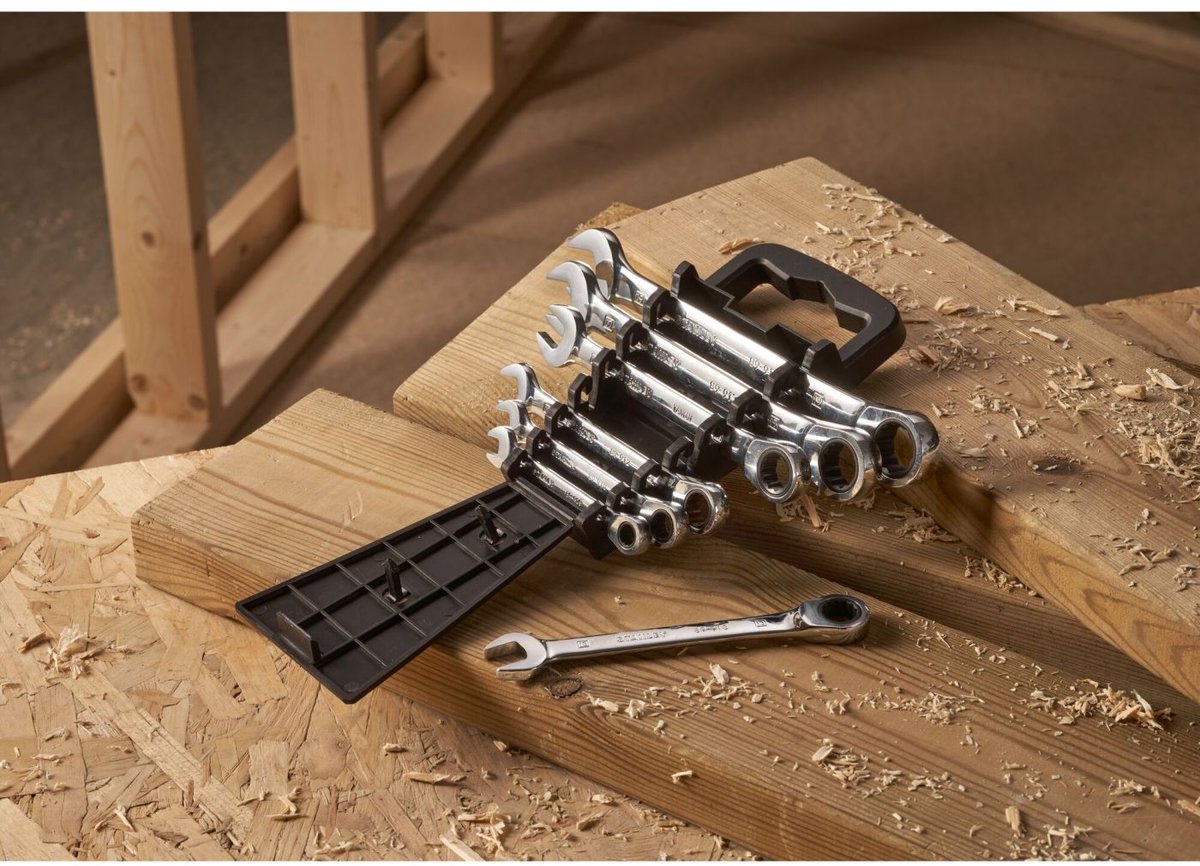 Stanley stmt82846-0 rinsteeksleutelset met ratelring 7-delig