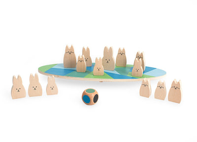 Bs toys houten balansspel konijnen