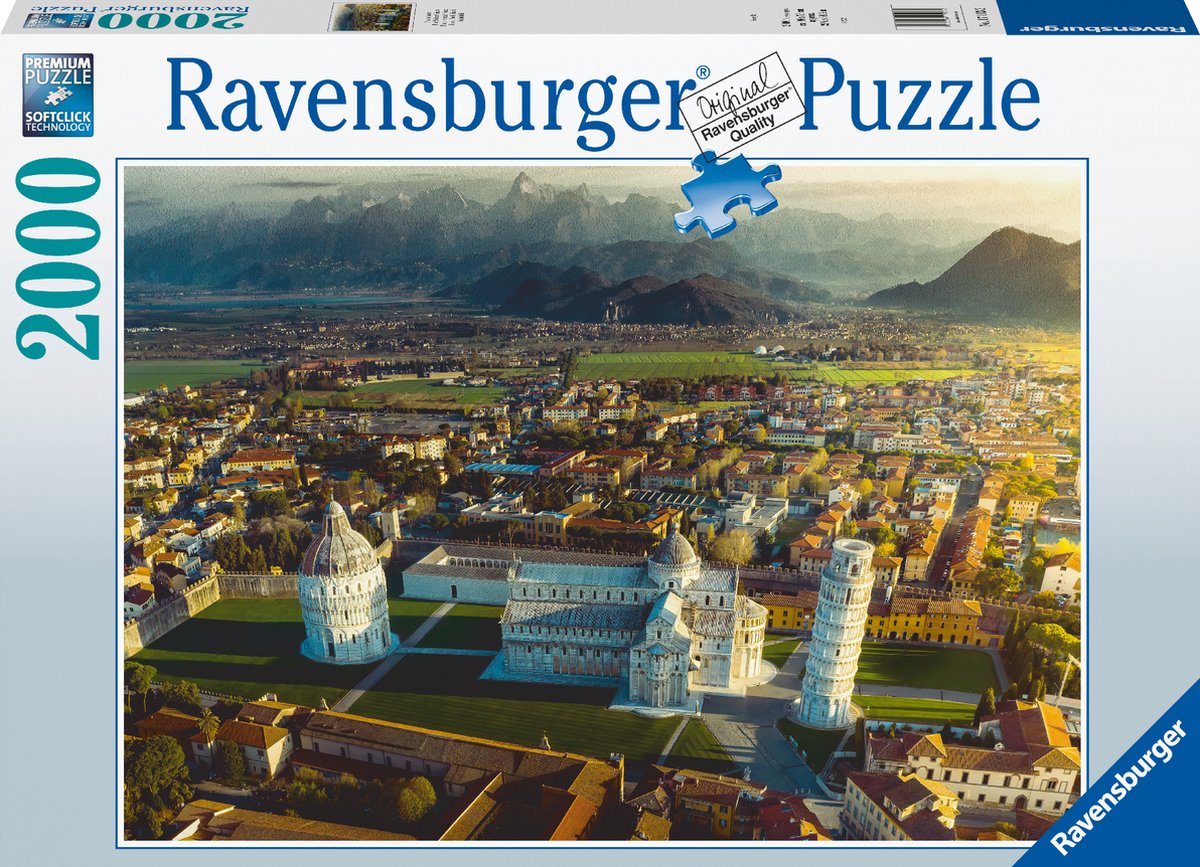 Ravensburger puzzel pisa in italiã« - legpuzzel - 2000 stukjes