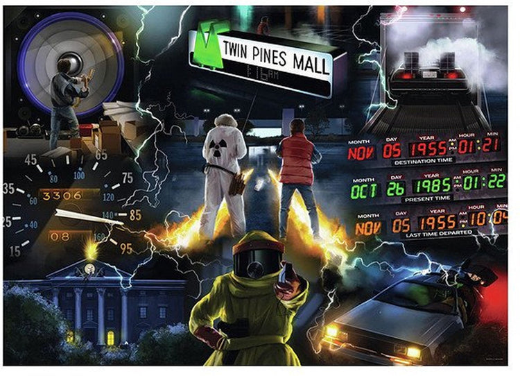 Ravensburger puzzel back to the future - legpuzzel 1000 stukjes film.