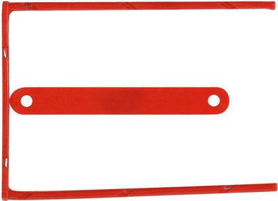 Q-connect archiefbinder d-clip | doos van 100 stuks | rood