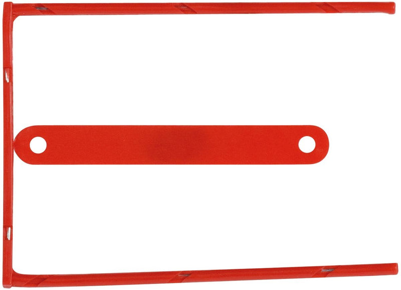 Q-connect archiefbinder d-clip | doos van 100 stuks | rood