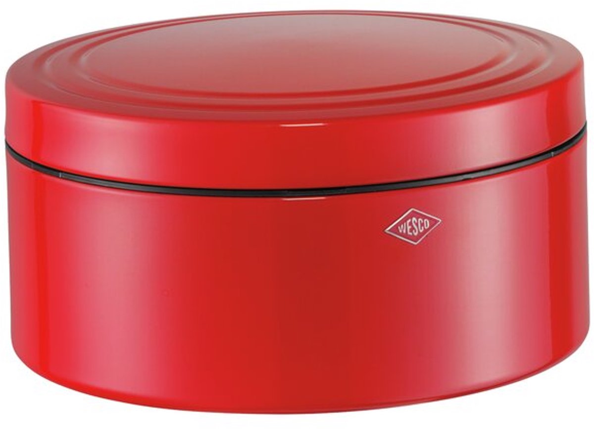 Wesco classic line gebaksdoos met deksel | 4 liter | metaal - rood | koekjesdoos