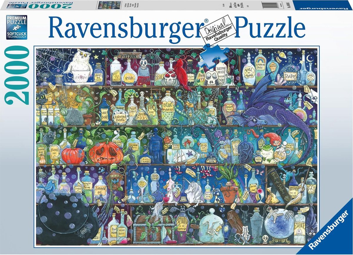 Ravensburger puzzel de gifkast - legpuzzel - 2000 stukjes