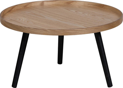 Woood mesa bijzettafel l - hout - naturel - 34xø60