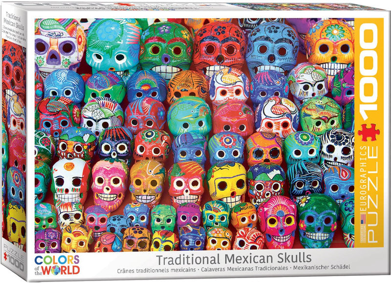 Eurographics traditional mexican skulls (1000)