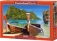 Castorland khao phing kan, thailand – puzzel – 500 stukjes – satijnen afwerking – perfecte pasvorm – europese kwaliteit