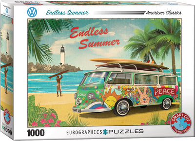 Eurographics volkswagen - vw endless summer - 1000 stukjes 68×48cm (b×h) - legpuzzel
