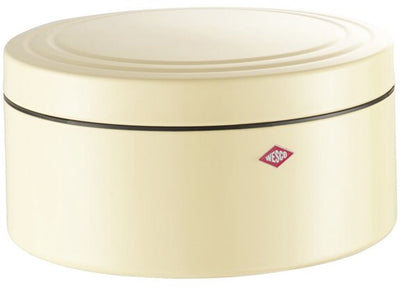 Wesco classic line gebaksdoos met deksel | 4 liter | metaal - amandel | koekjesdoos