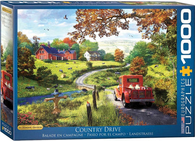 Eurographics - de rit door het platteland [the country drive] - dominic davison - 1000 stukjes 68×48cm (b×h) - legpuzzel