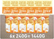 Lenor geurbooster amber orchidee - 6 x 240 gram - wasparfum