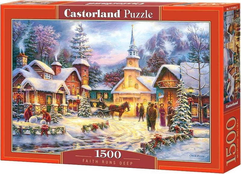 Castorland faith runs deep – puzzel – 1.500 stukjes – satijnen afwerking – perfecte pasvorm – europese kwaliteit