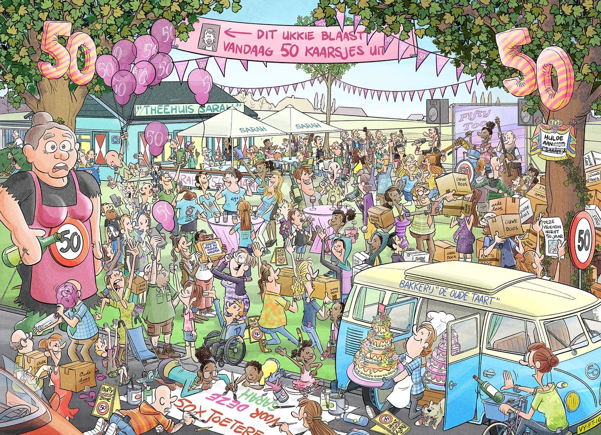 Kalenderwinkel party puzzle - sarah