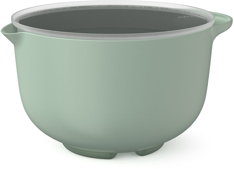 Mepal beslagkom met deksel chef it - 4 l - schaal - magnetron- en vaatwasmachinebestendig - bakspullen - nordic sage