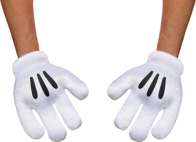 Disguise disney - mickey mouse, mickey mouse handschoenen, één maat volwassenen