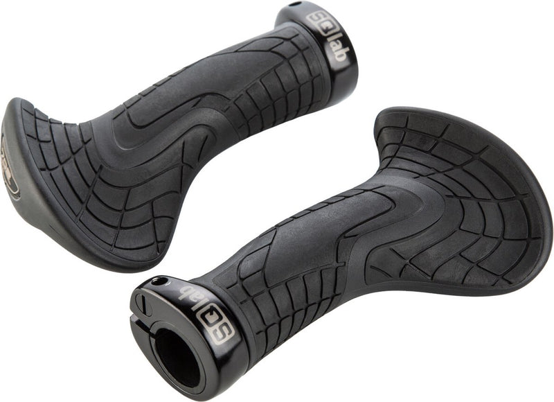 Sq lab sqlab handgrepen fiets 702 – handvatten - bar ends – stuurdoppen – polypropyleen - ø110.8 mm - zwart – m