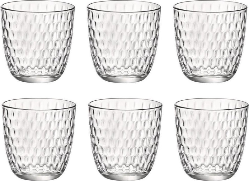 Bormioli rocco waterglazen slot - transparant - 290 ml - 6 stuks