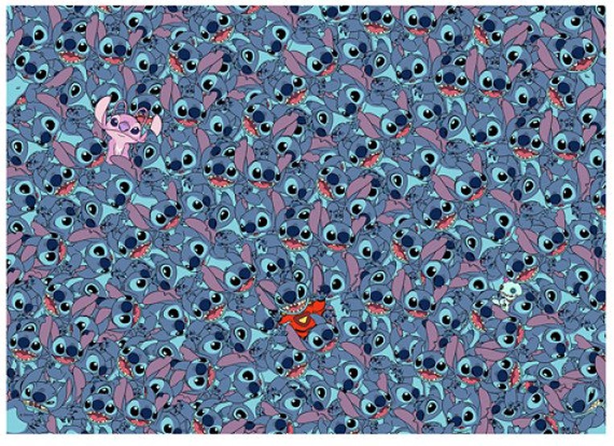 Ravensburger legpuzzel disney stitch challenge 1000 stukjes cartoon.