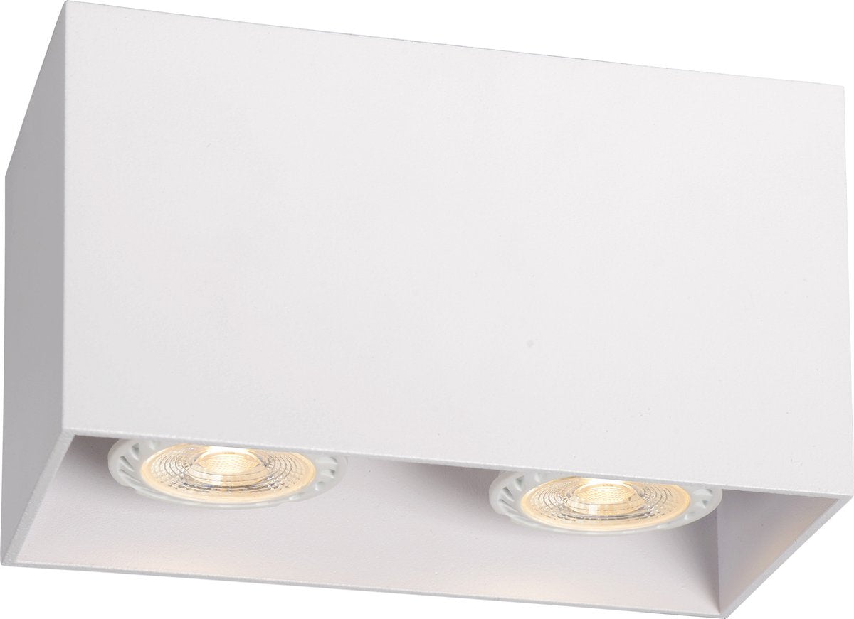 Lucide bodi - plafondspot (plafondlamp) - 2xgu10 - wit
