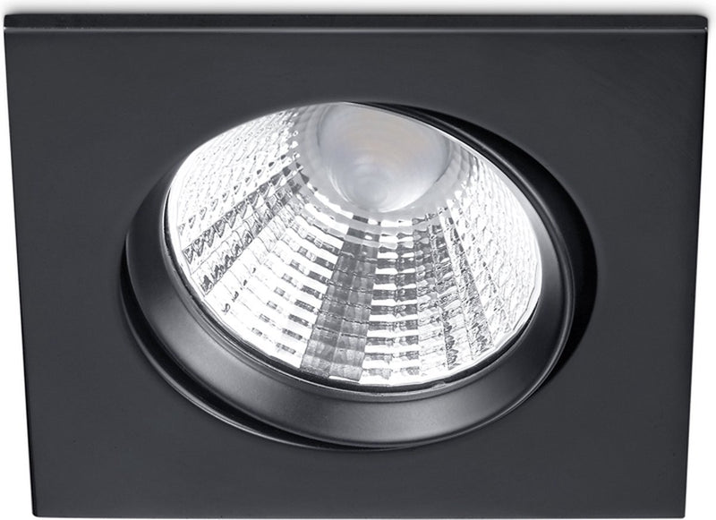 Trio pamir - inbouwverlichting - mat zwart - smd led - binnenverlichting - draaibaar