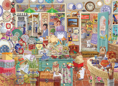 Gibsons - verity's vintage shop (door janice daughters) - 1000 stukjes 68×49cm (b×h) - legpuzzel voor volwassenen