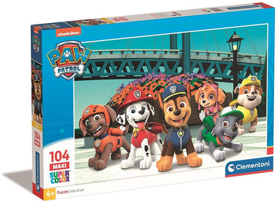 Clementoni maxi puzzel paw patrol, 104st.