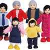 Hape poppenhuis familie aziatisch