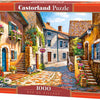 Castorland rue de village – puzzel – 1.000 stukjes – satijnen afwerking – perfecte pasvorm – europese kwaliteit