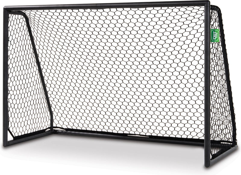 Exit toys exit scala aluminium voetbaldoel 180x120cm - weerbestendig - voetbal goal - voor kinderen - tuin - zwart