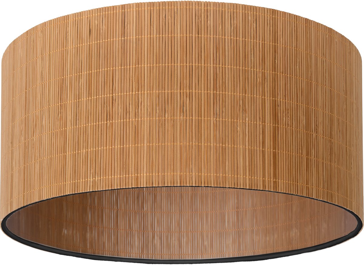 Lucide magius - plafonnière (plafondlamp) - ø 42 cm - 1xe27 - naturel - japandi