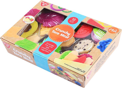 Playgo speelgoedeten crunchy taco speelset - 18dlg.