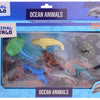 Johntoy zeedieren speelset - animal world - 8-delig speelgoed.