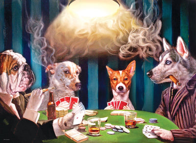 Eurographics the bluff - lucia heffernan puzzel 1000 stukjes - honden