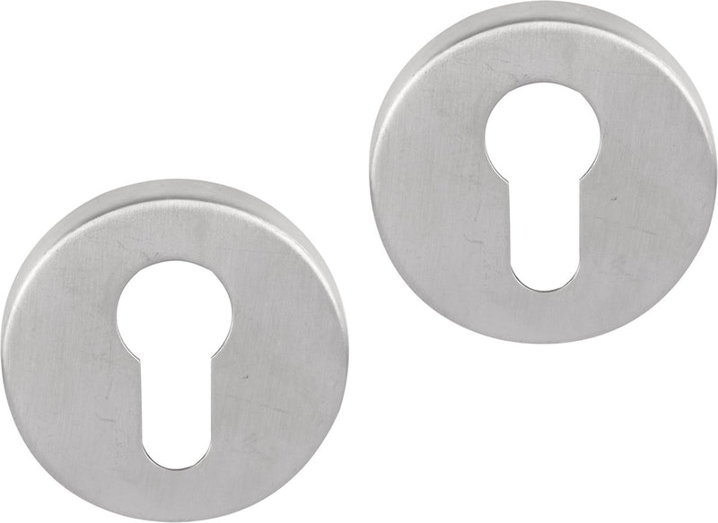 Differnz cilinderrozet - mat chroom - rvs - - essence rond 53x10mm mat chroom