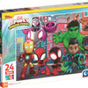 Clementoni legpuzzel super color maxi spidey, 24st.