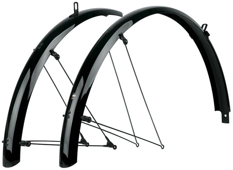 Sks spatbordset 28 bluemels basic 55mm zwart