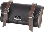 Monte grappa zadeltas fashion skay zwart donkerbruin - afbeelding 1