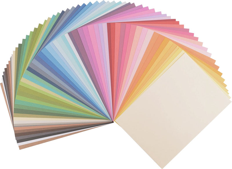 Florence vaessen creative cardstock - multipack assorti - a4 - 60 vellen - glad - 216 g