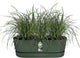 Elho greenville easy balcony 52 - balkonbak met ophanging - 100% gerecycled plastic - l52 x b21.2 x h19.4 cm - blad groen