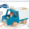 Small foot - houten trekfiguur kiepvrachtwagen