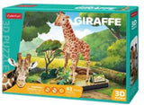 Cubic fun 3d puzzel giraffe - afbeelding 1