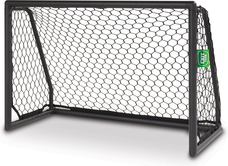 Exit toys exit scala aluminium voetbaldoel 120x80cm - weerbestendig - voetbal goal - voor kinderen - tuin - zwart