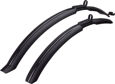 Bbb cycling rainprotectors spatbordset - voor achter - voor stads- en tourfietsen - voor fietsbanden tot 48mm - bfd-25
