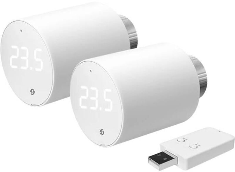Shelly blu trv heizkörperthermostat 2-er pack gateway, radiatorthermostaat bluetooth low energy, wifi