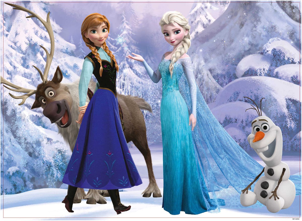 Lisciani disney puzzle df maxi floor 108 frozen elsa and anna