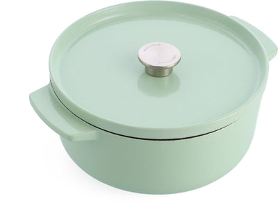 Kitchenaid braadpan emaille 26cm - pistache groen - limited edition