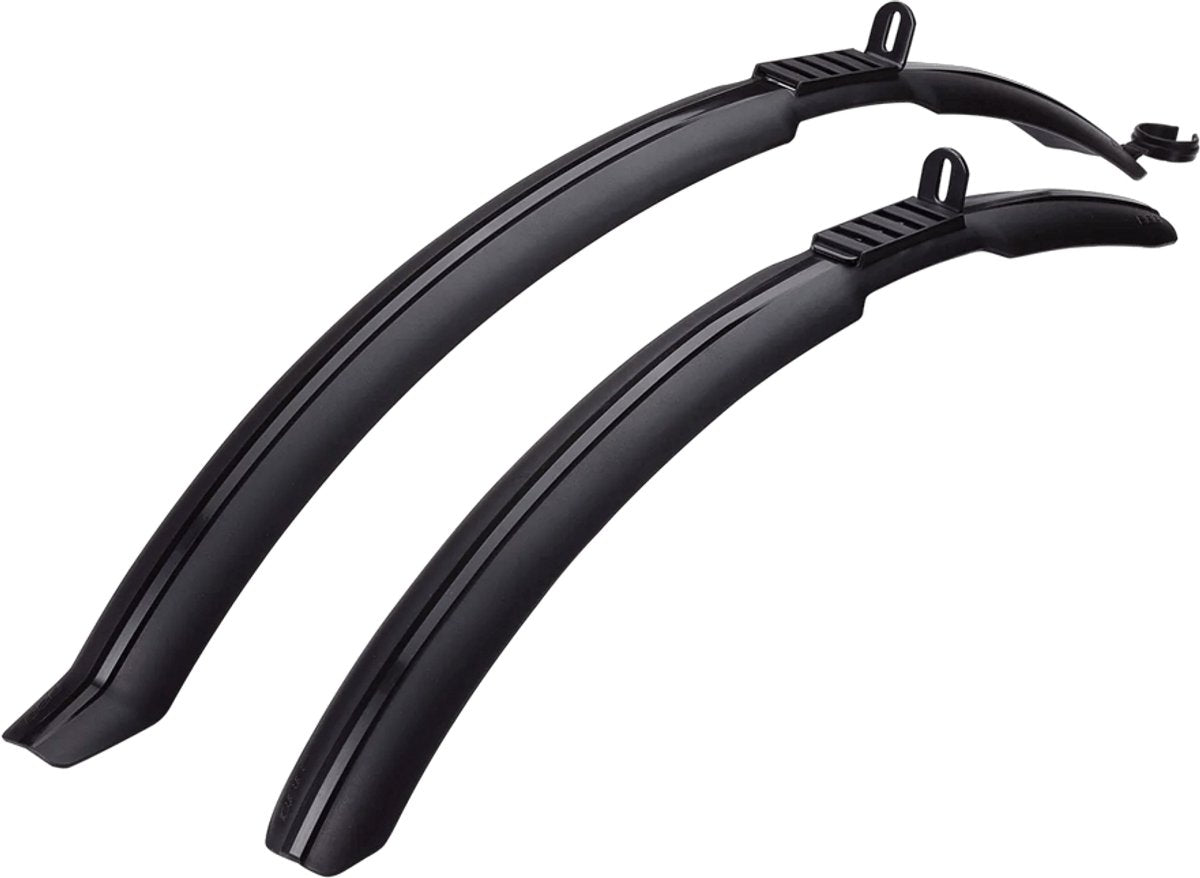 Bbb cycling rainprotectors spatbordset - voor achter - voor stads- en tourfietsen - voor fietsbanden tot 48mm - bfd-25