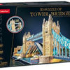 Cubic fun 3d-puzzel tower bridge - met led-verlichting - vanaf 10 jaar