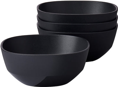 Mepal serveerschaal silueta - 4x 250 ml - saladeschaal - nordic black